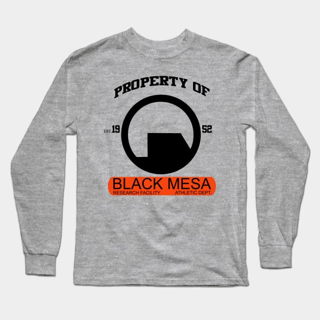 Black Mesa Athletic Dept. Long Sleeve T-Shirt by ExplodingZombie